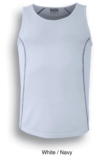 Picture of Bocini, Stitch Mens Stitch Singlet